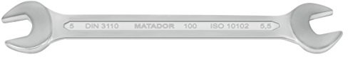 MATADOR Matador podwójny klucz płaski, 5 X 5,5 MM, 0100 0555