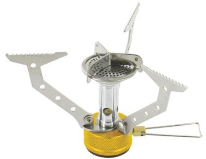 Highlander hpx100 Stainless Steel Compact Valve Camping gas Stove, jeden rozmiar GAS030