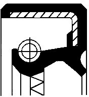 CORTECO Pierżcień uszczelniający wału, różnicowy 01033808B