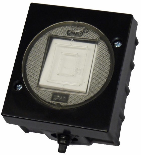 Berker Polmark Tarnów natynkowy pojedynczy IP40 lambda czarny