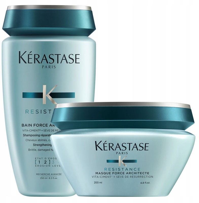 Kerastase Cement Architecte Zestaw Kąpiel Maska