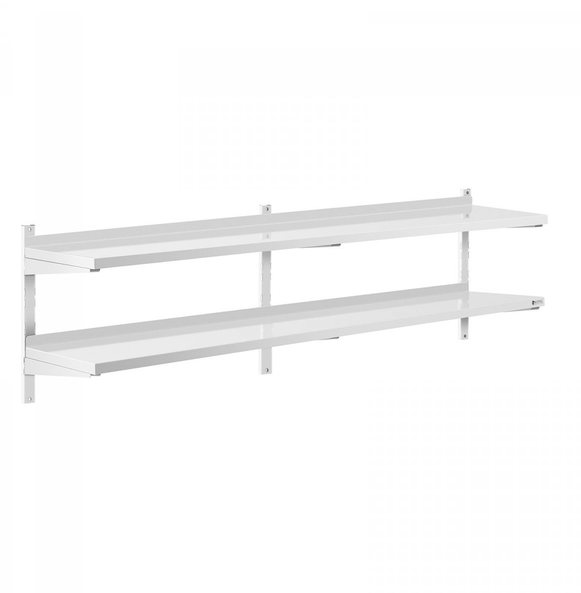 Royal Catering Półka wisząca - 200 cm - 2 blaty - RCWR-2000.4 RCWR-2000.4