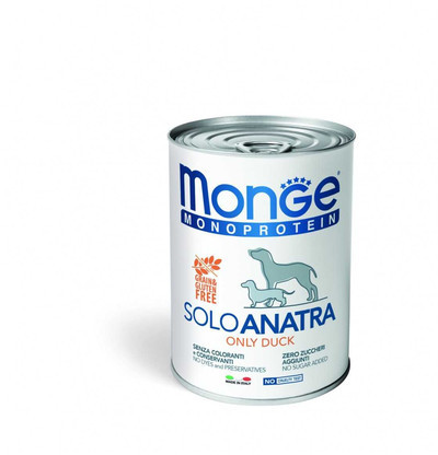 Monge Monoprotein Solo Dog karma dla psa Kaczka 400 g