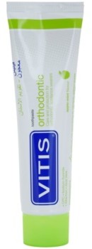 Vitis Pharma Orthodontic pasta do zębów dla osób noszących aparaty ortodontyczne smak Apple Mint 100 ml