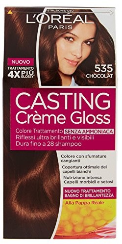 Loreal Barwniki do włosów kremowy Gloss bez amoniaku n535 Chocolat A2916854
