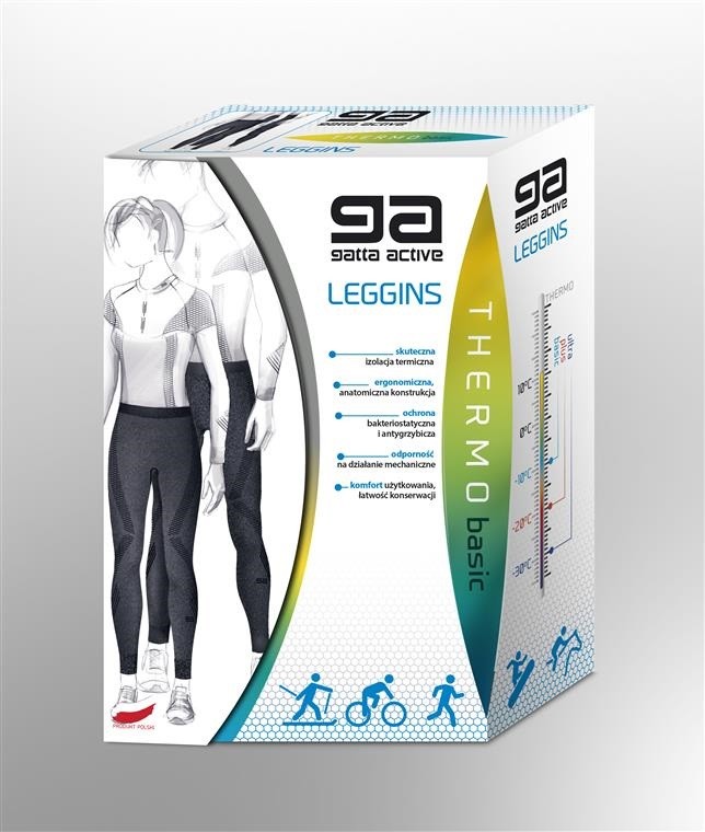 Gatta Leggins Thermo Flipe grafit #XXL 174-194