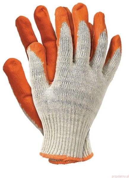 Reis Rękawice ochronne RU P pomarańczowe wampirki roz.10