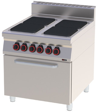 RedFox Kuchnia elektryczna z piekarnikiem statycznym SPQT 90/80 21 E SPQT-90/80-21-E