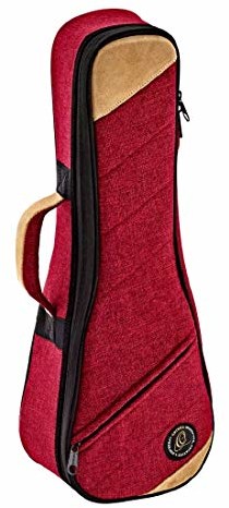 Ortega Guitars miękkie etui na ukulele sopranowe - bordowe wino (OSOCAUK-SO-BX) OSOCAUK-SO-BX