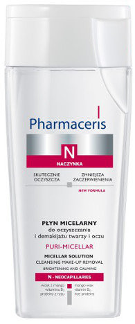 Pharmaceris N Puri-Micellar, Płyn micelarny do oczyszczania i demakijażu twarzy i oczu, 200 ml
