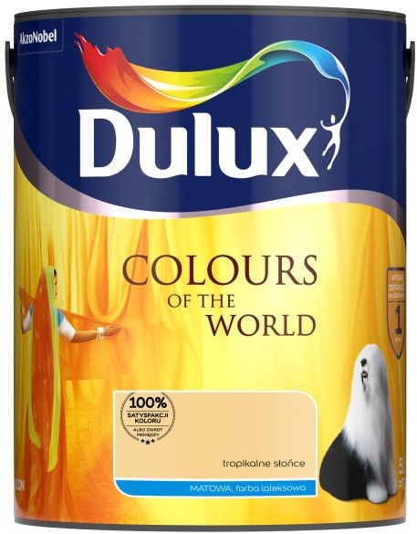 Фото - Фарба / емаль Dulux Farba lateksowa  Kolory Świata Tropikalne Słońce 5 l 