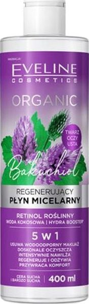 Eveline Cosmetics Cosmetics - Organic - Bakuchiol - Regenerujący płyn micelarny 5w1 - 400 ml