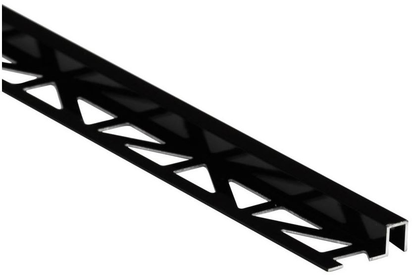 Cezar Profil wykończeniowy Aluminium kwadrat 9 X 8 mm / 2.5 m Czarny