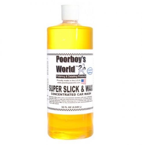 Poorboy''s world Poorboy''s World Super Slick & Wax - szampon z woskiem 1:250 946ml POO000017