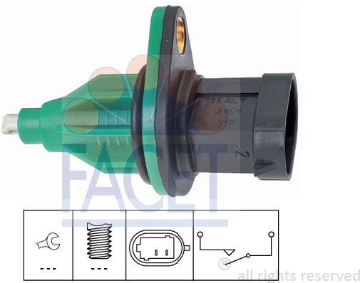 FACET Przełącznik, światło cofania 7.6151