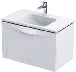 Oristo SKAGEN szafka podumywalkowa 80 cm, biały mat - OR49-SD1S-80-2 OR49-SD1S-80-2