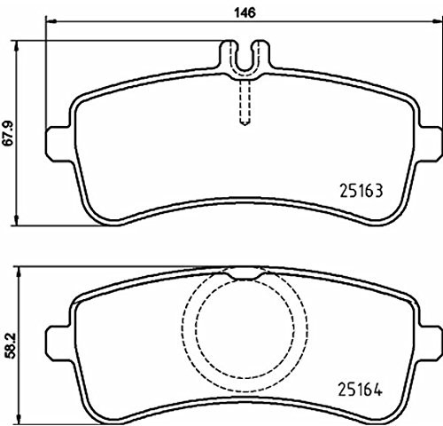 Brembo Zestaw okładzina hamulcowa hamulec tarczowy   P 50 132 P 50 132
