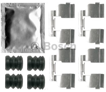Bosch Zestaw osprzętu do okładzin tarcz hamulcowych przód 1 987 474 749