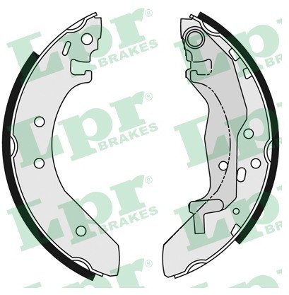 LPR GROUP Zestaw szczęk hamulcowych GROUP 06040