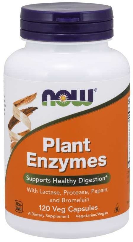 Now Foods Plant Enzymes - Enzymy roślinne (120 kaps.)