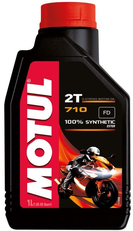Motul 710 Olej silnikowy syntetyczny 2T 1Litr do silników dwusuwowych 710 2T 1L 104034