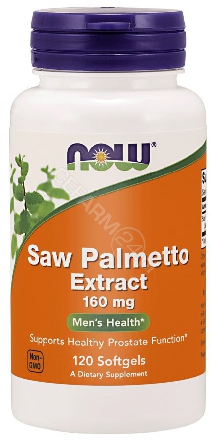 NOW FOODS NOW Foods Saw Palmetto ekstrakt 160 mg x 120 kaps