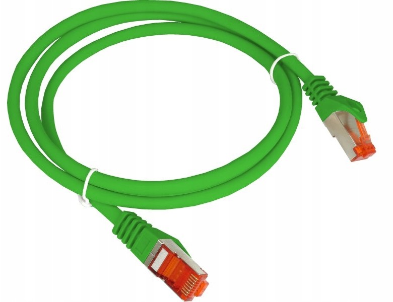 Patch-cord F/utp kat.6 Pvc 2.0m zielony Alantec