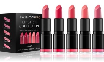 Revolution PRO PRO Lipstick Collection zestaw szminek 5 szt odcień Pinks