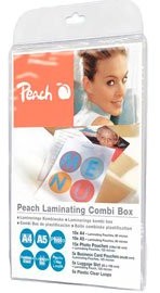 Peach PP525  11 foliami do laminowania gepack wisiorek z otworami, 125 Mic, 100 sztuk PP525-11