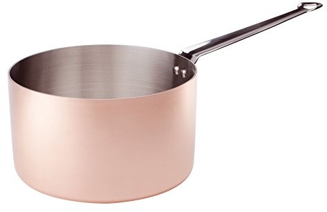 Pentole Agnelli pentole agnelli cote105cit16 linia Cooper 3 indukcja garnek do sauté wysokiej indukcja z 1 uchwytem, 16 cm COTE105CIT16