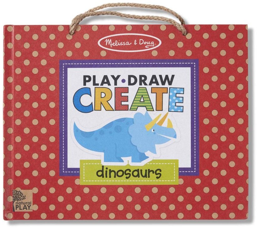Melissa & Doug Zestaw kreatywny dinozaury - rysowanie i magnesy 41321