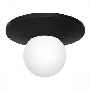 Luminex Taller 3138 plafon lampa sufitowa 1x60W E27 czarny/biały