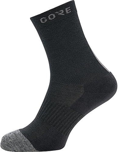 Gore Wear oddychająca, skarpetki, średniej długości unisex, Gore M Light Mid Socks,,,,, 100232, czarny, 41-43 100230999104