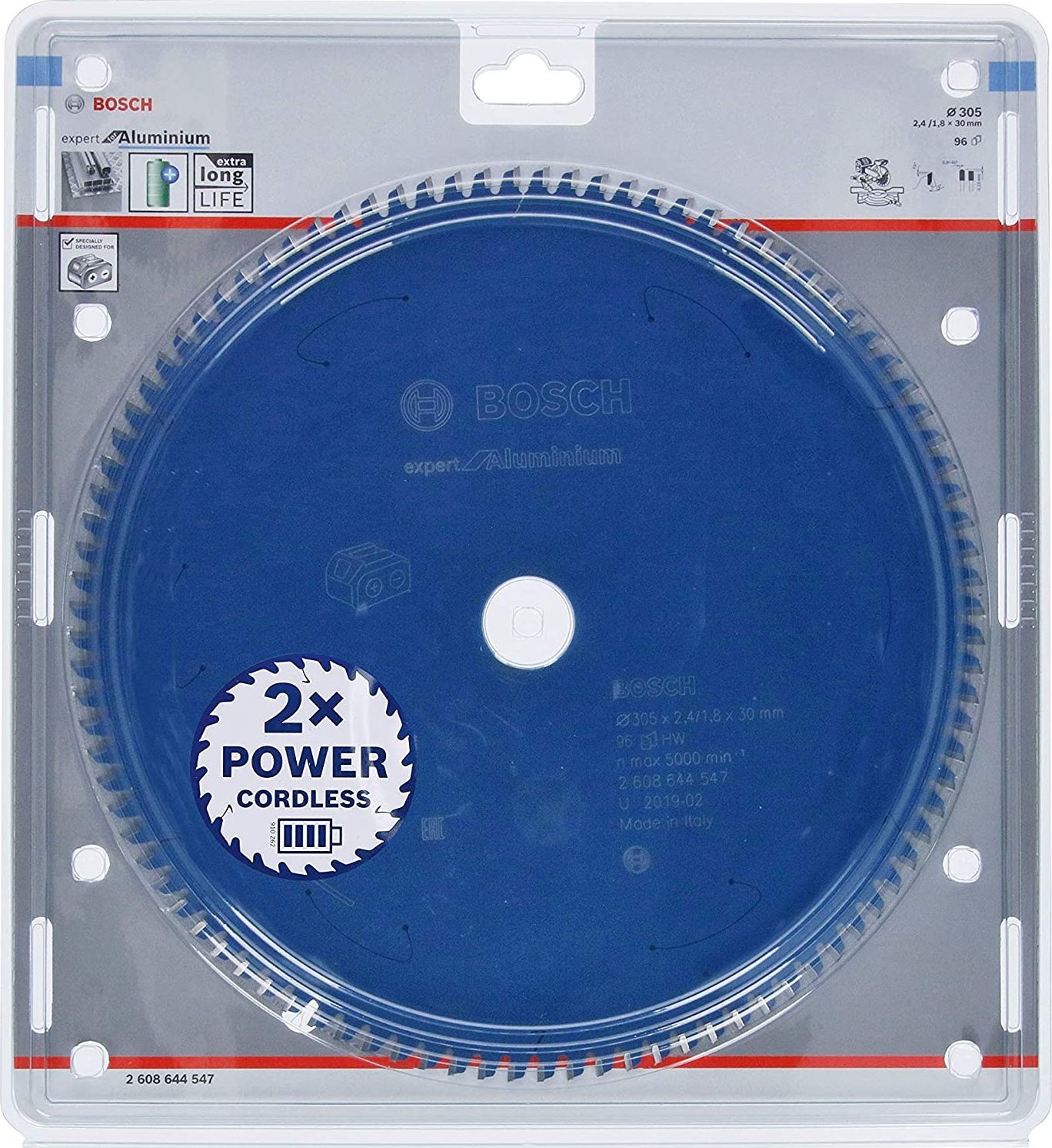 Bosch circular saw blade EfA 305x30x2.4 1.8x96T 2608644547 2608644547