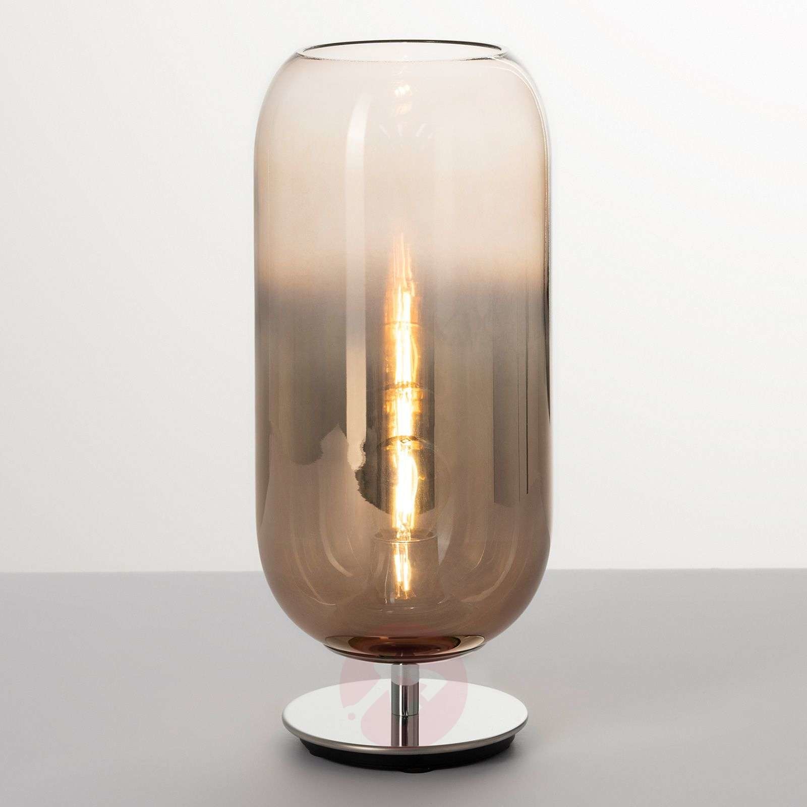 Artemide Gople lampa stołowa brązowa