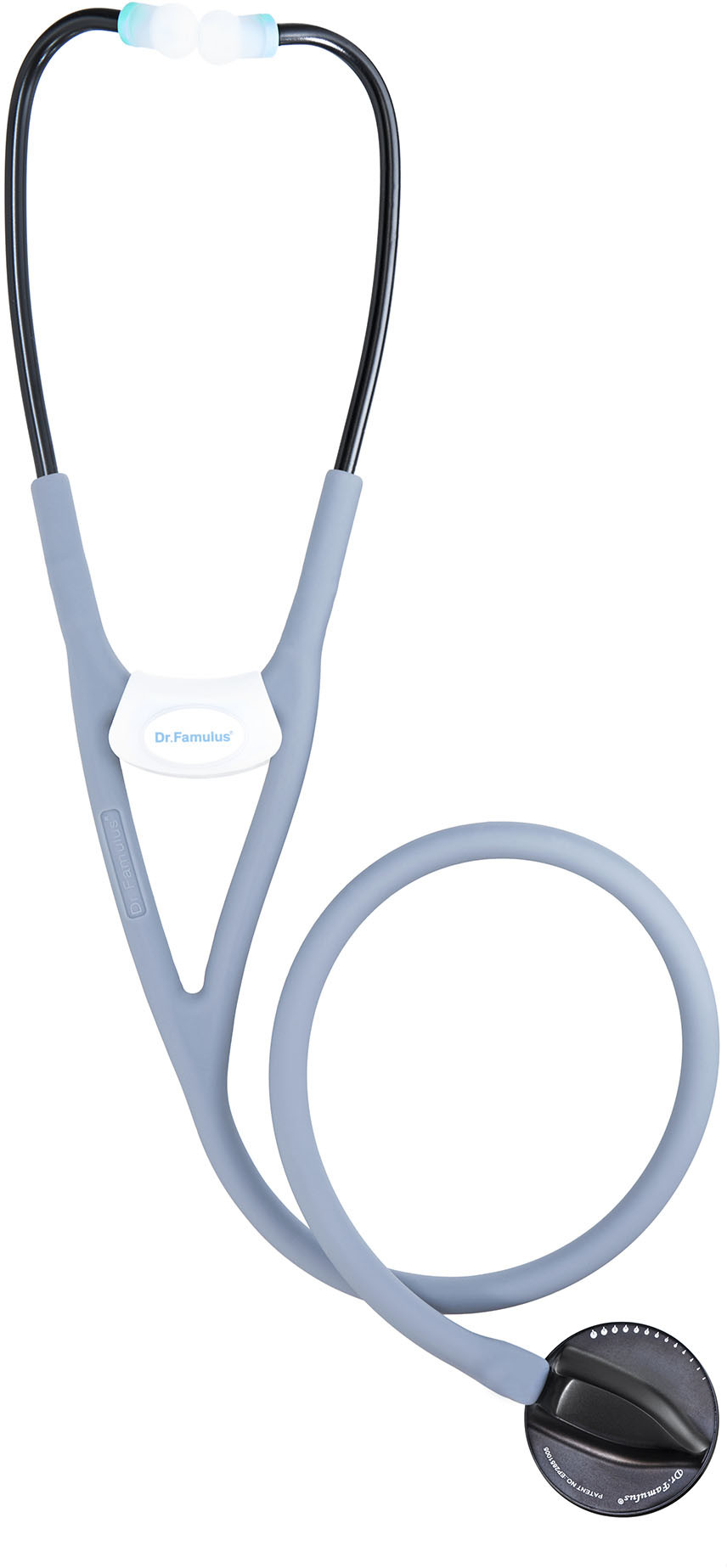 DR FAMULUS Dr. Famulus DR 400 D-jasnoszary Stetoskop następnej generacji, Strojenie Fine Tune, Internistyczny FAMULUS DR-400DLG