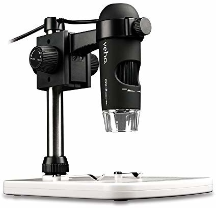 Veho Discovery DX-2 USB-Digital-3MP-Mikroskop | powiększenie x500 | nagrywanie zdjęć | nagrywanie wideo (VMS-007-DX2)