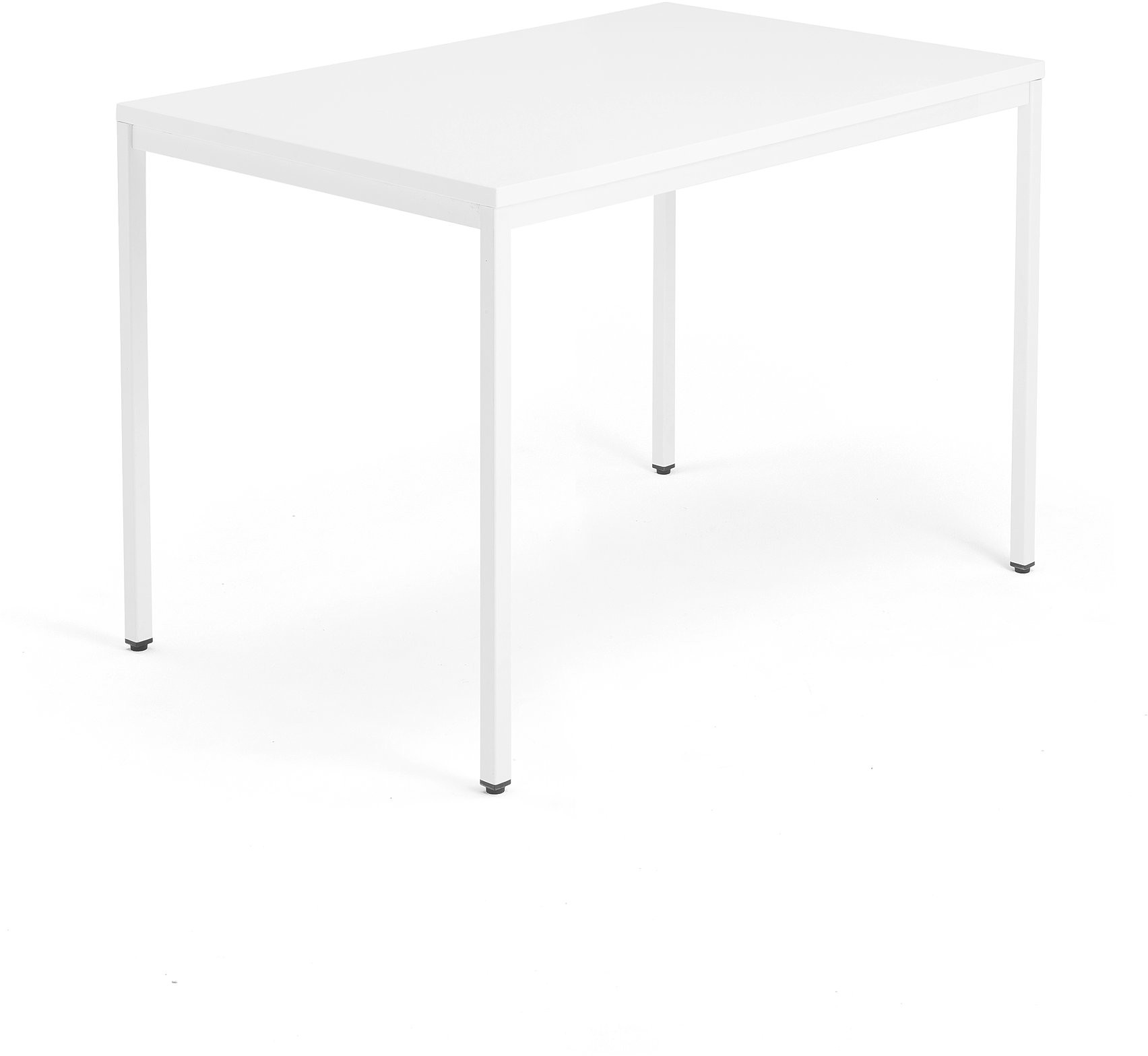 AJ Biurko Modulus rama 4 nogi 1200x800 mm biała rama białe 1611233