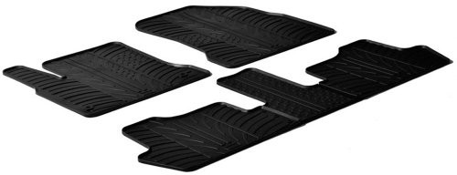 Rubber Car Mats Gumowa mata Citroen C4 PICASSO więcej Clips kombnierki do profilu T, 5-częściowy zestaw Rubber ponieważ Mats GL 0118