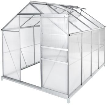 TecTake Szklarnia z fundamentem 250 x 185 x 195 cm 402475