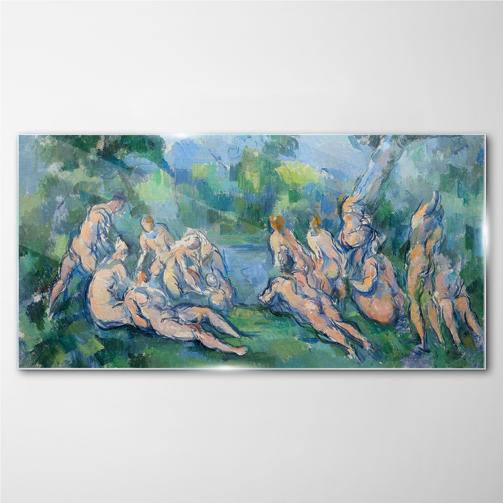 PL Coloray Obraz Szklany Bathers Paul Cézanne 140x70cm