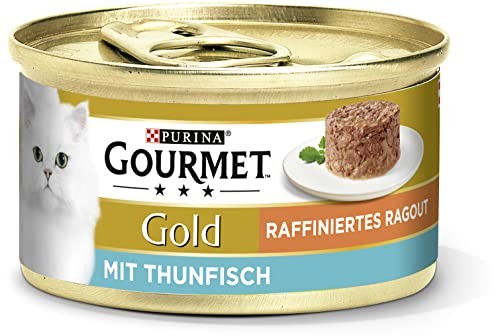 Purina GOURMET Gourmet 12296239 Mokra Karma z Tuńczykiem dla Kotów, 12 x 85 g 12296239