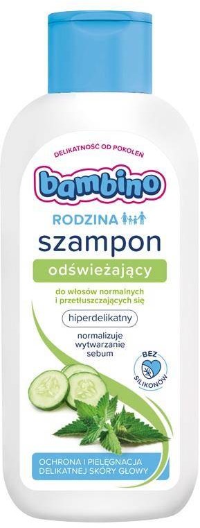 Bambino Rodzina szampon odświeżający do włosów normalnych i przetłuszczających się 400ml 96613-uniw