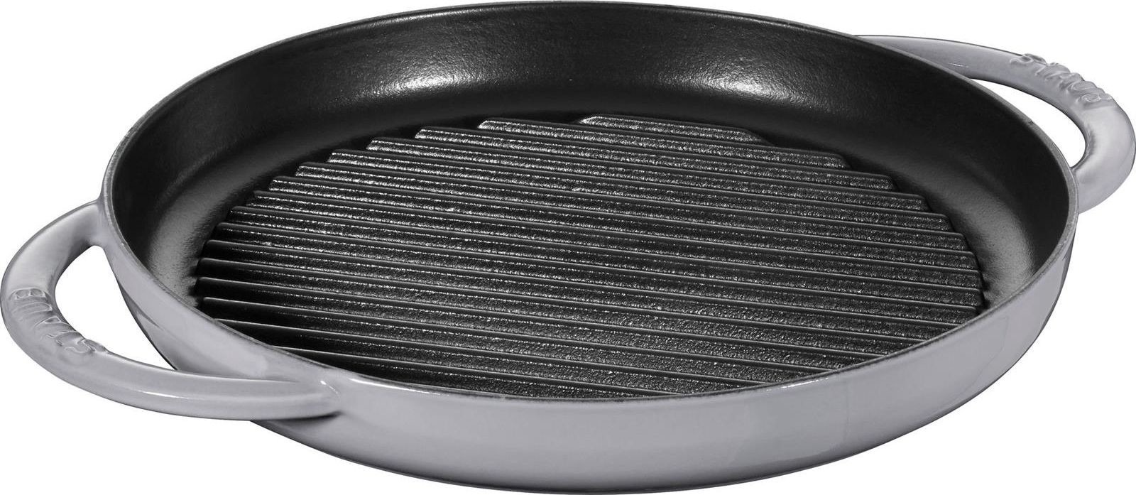 Staub 40509 patelnia do grillowania  522  0, okrągły, żeliwo, szary, 26 cm 1203018