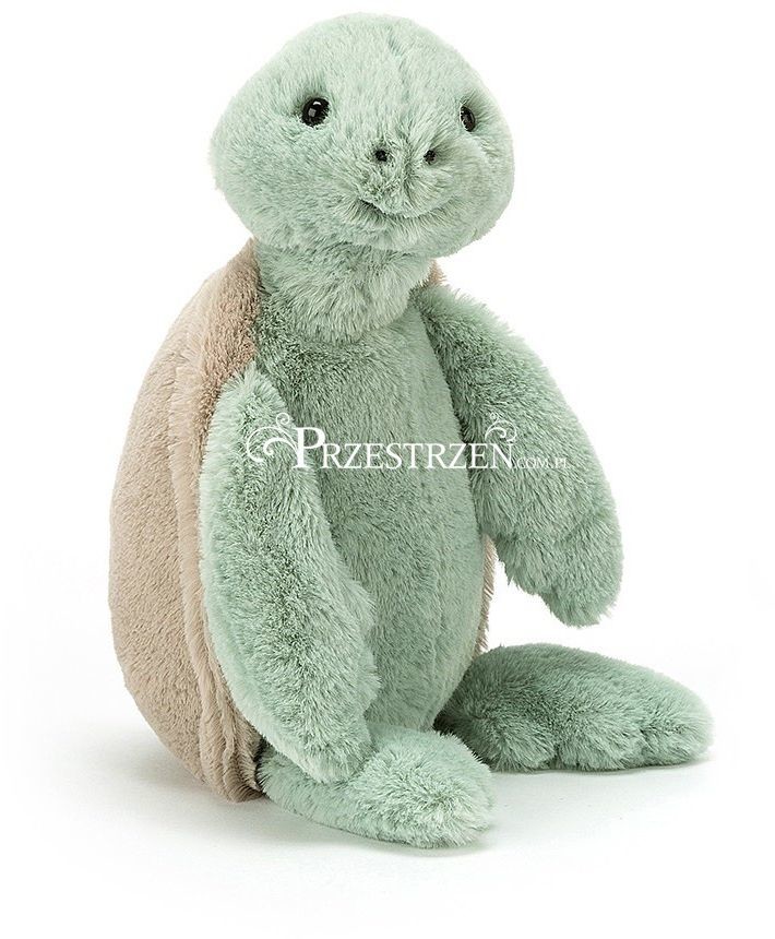 Jellycat MASKOTKA PLUSZOWA - ŻÓŁWIK Bashful - 18 cm z BASS6TUR