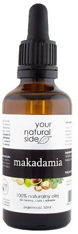 Your Natural Side Olej Makadamia Organic nierafinowany 50ml
