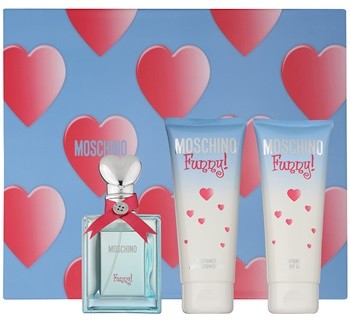 Moschino Funny! woda toaletowa 50 ml + żel pod prysznic 100 ml + mleczko do ciała 100 ml