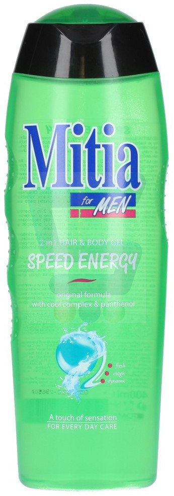 Mitia for Men 2w1 Żel pod prysznic Speed Energy 400 ml
