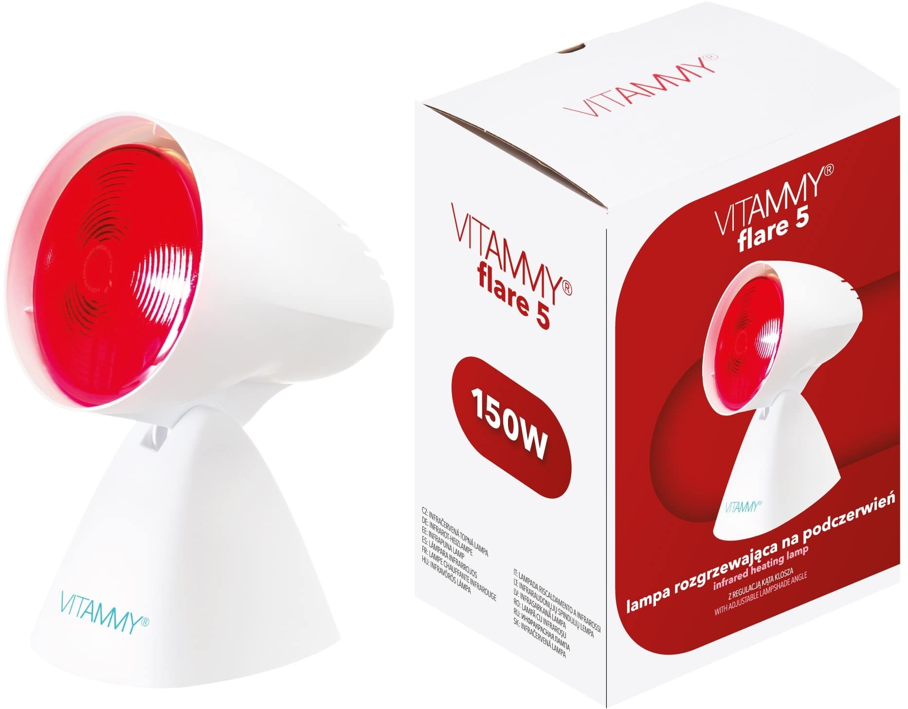 Zdjęcia - Pozostałe do medycyny Vitammy Flare 5 150 W Lampa rozgrzewająca na podczerwień 