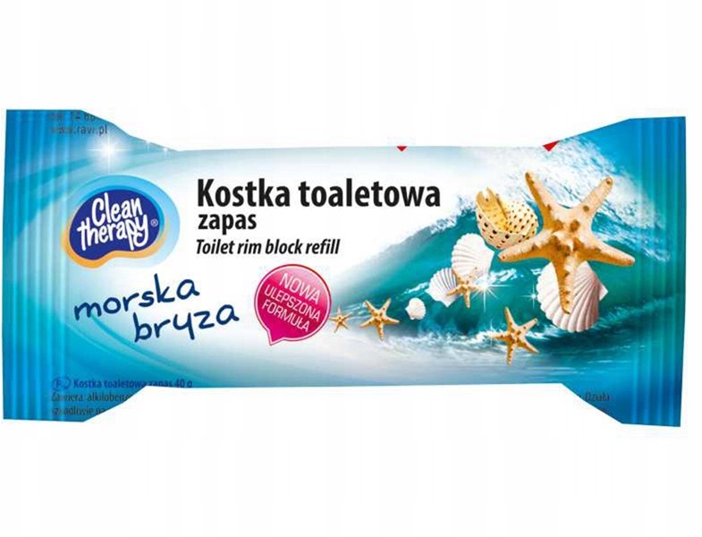 Kostka toaletowa zapas 40g Morska bryza